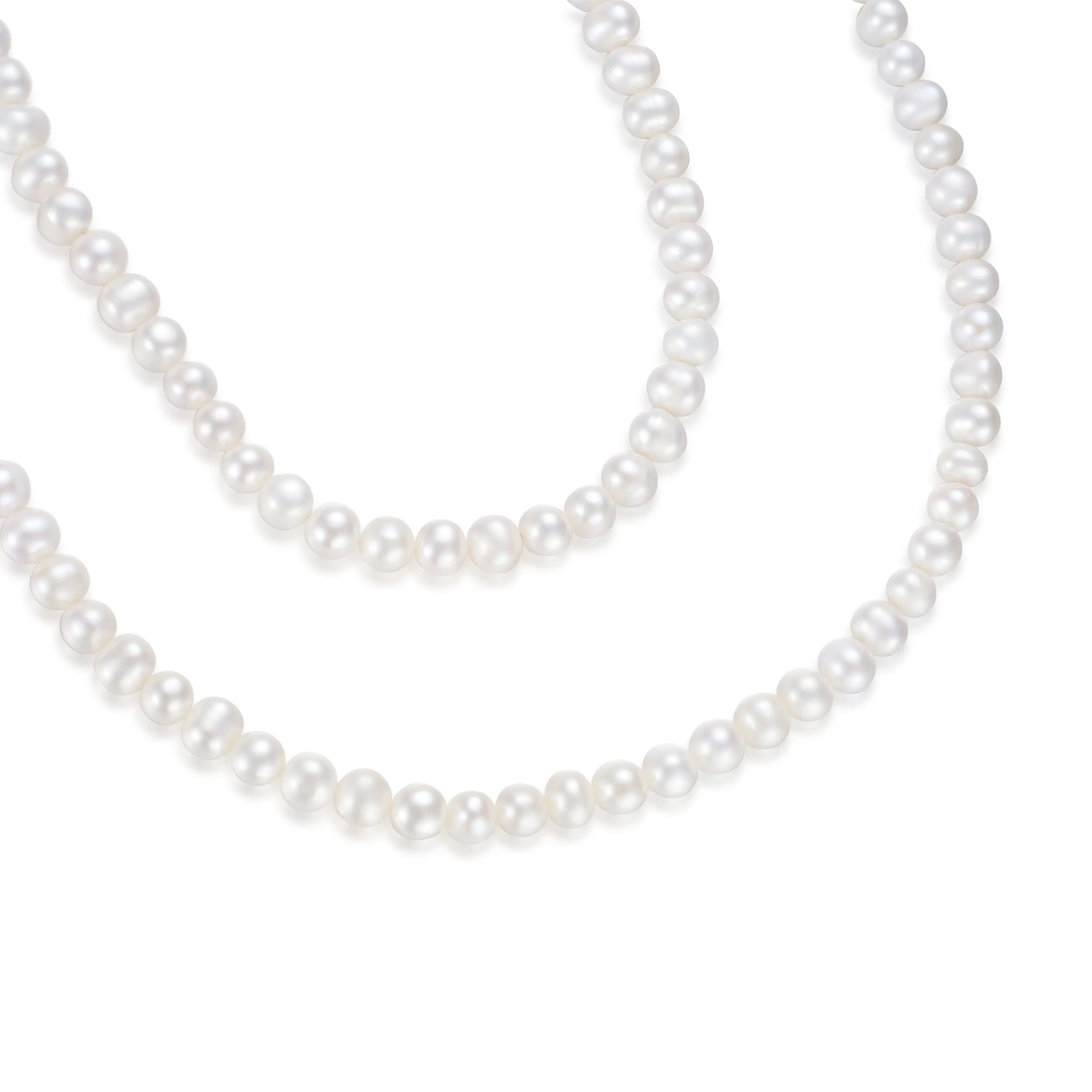 d'Amour Bow Pearl Necklace