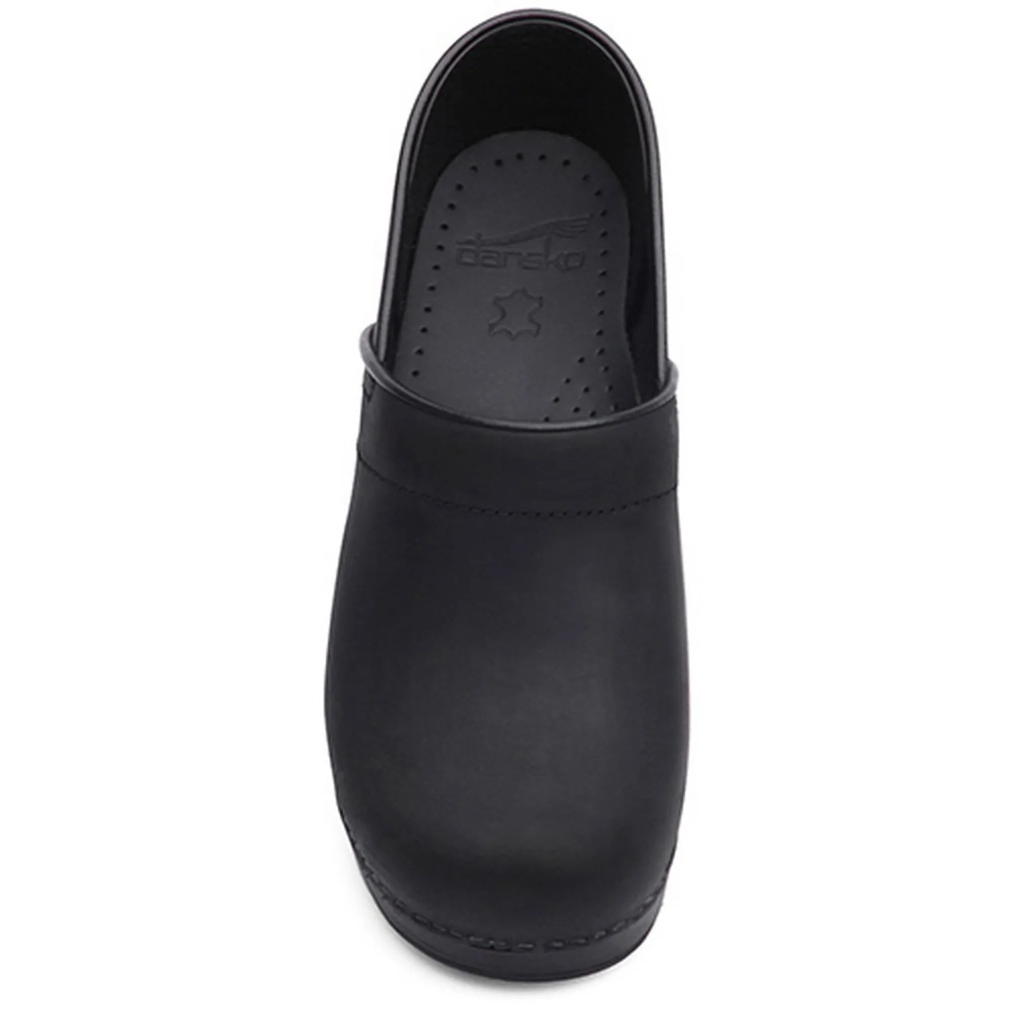 DANSKO Professional Black Oiled Leather Clogs