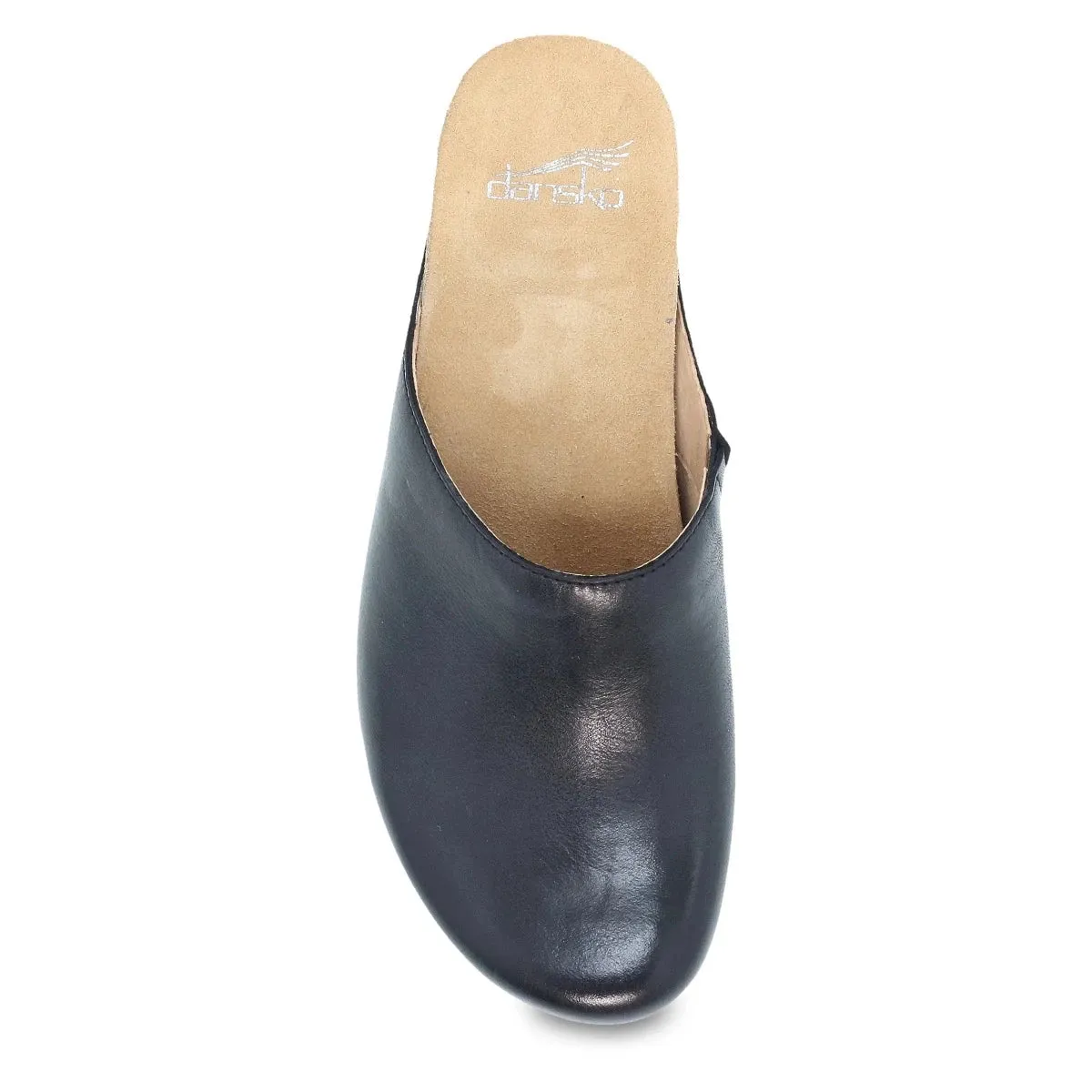 Dansko Talulah Clog - Black Milled Burnished