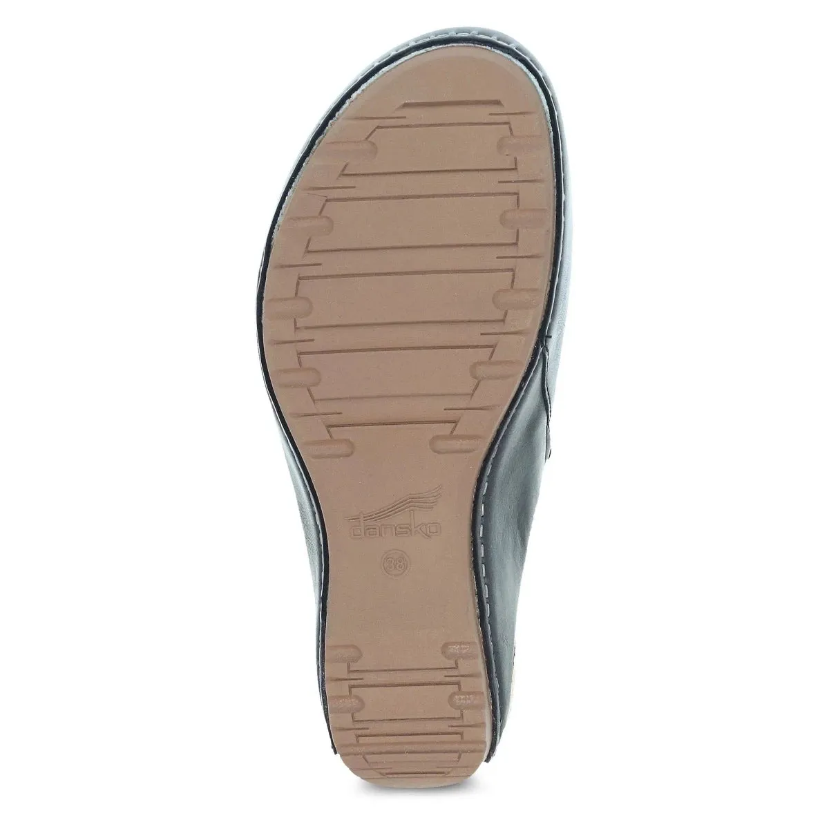 Dansko Talulah Clog - Black Milled Burnished