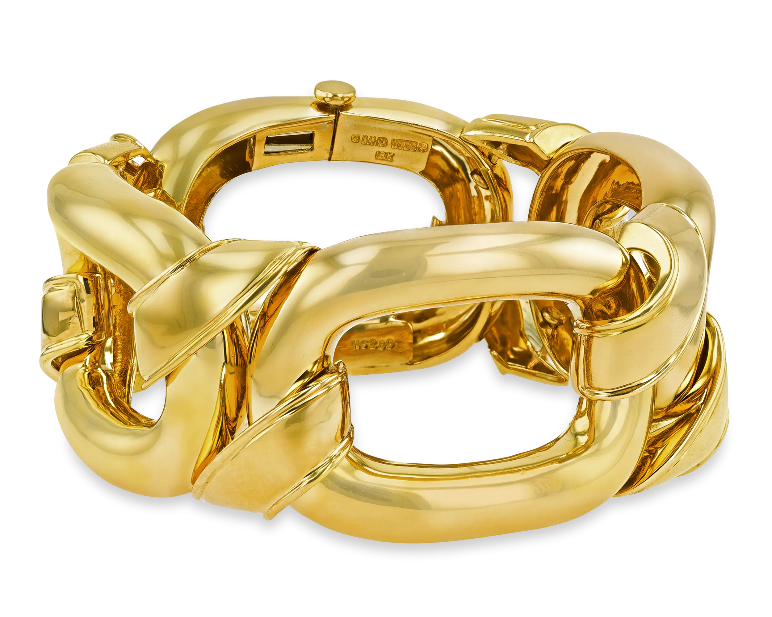 David Webb Gold Bracelet