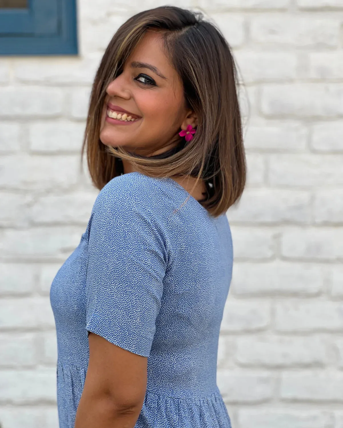 Ditsy Dots Tiered Holiday Dress
