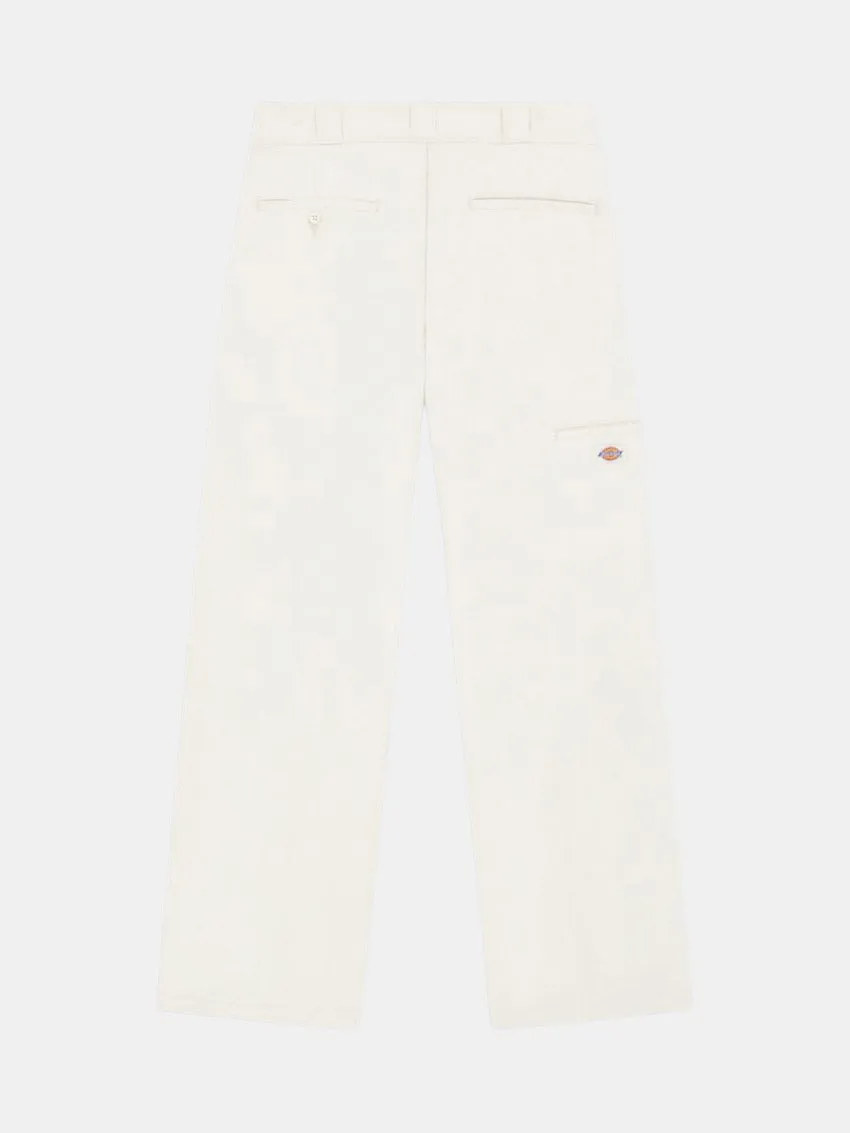 Double Knee Pants White Gray