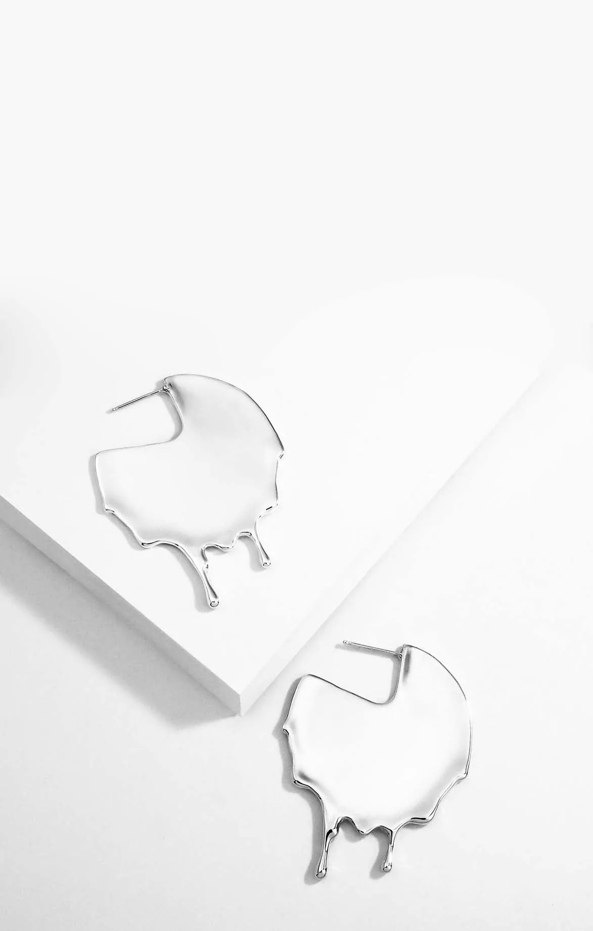 Dripping Disc Earrings
