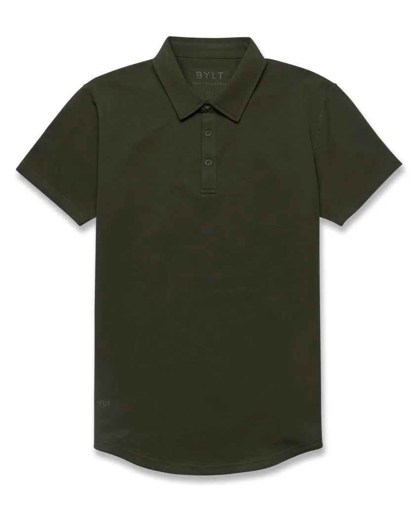 Drop-Cut Polo: BYLT Signature <!-- Size L -->