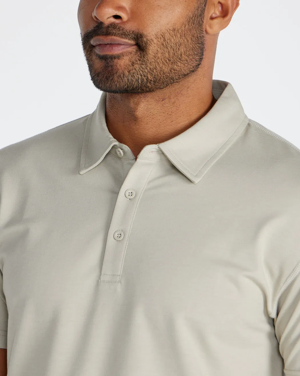 Drop-Cut Polo: BYLT Signature <!-- Size L -->