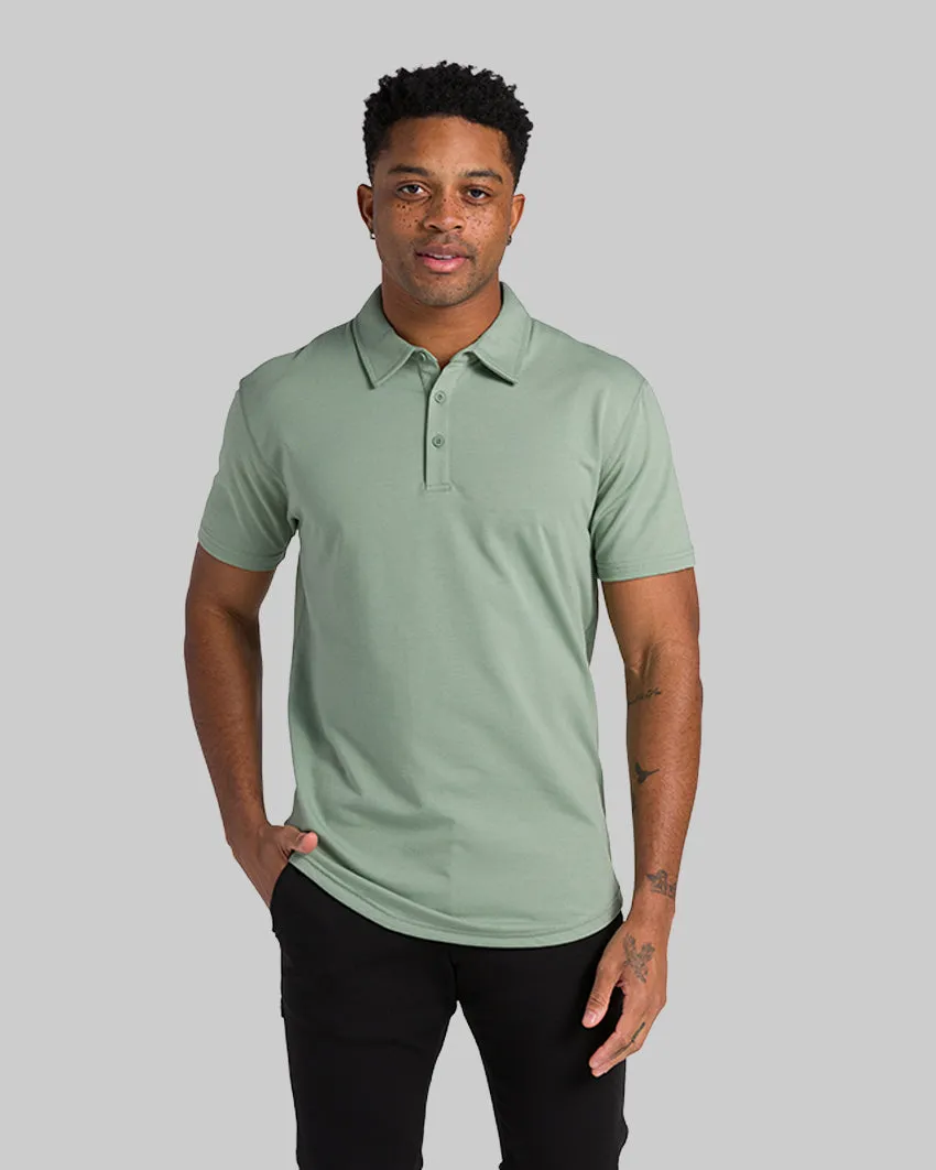 Drop-Cut Polo: BYLT Signature <!-- Size L -->