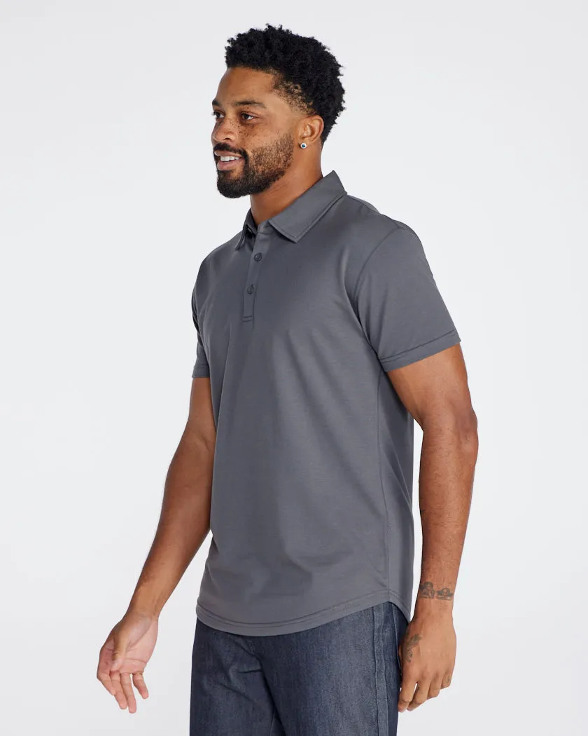 Drop-Cut Polo: BYLT Signature <!-- Size L -->