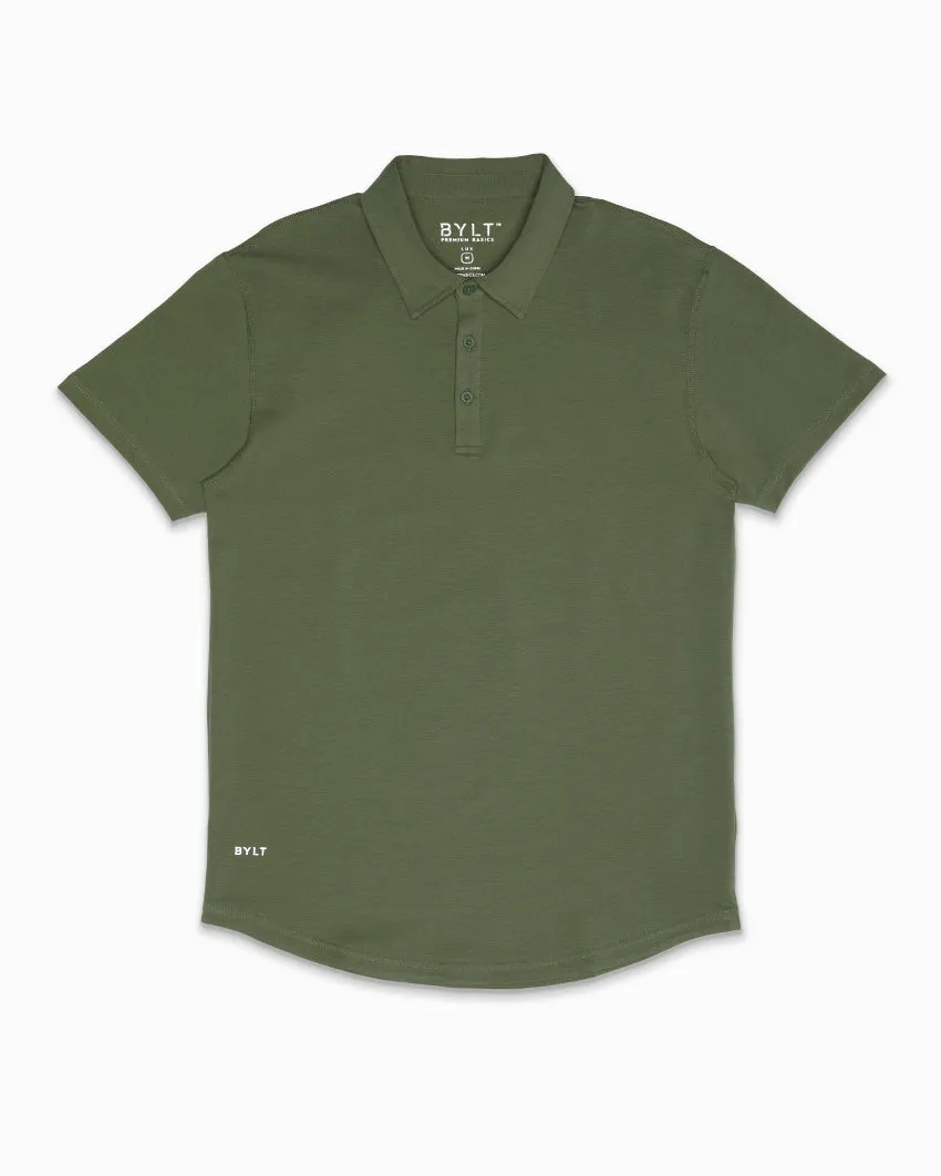 Drop-Cut Polo: BYLT Signature <!-- Size L -->