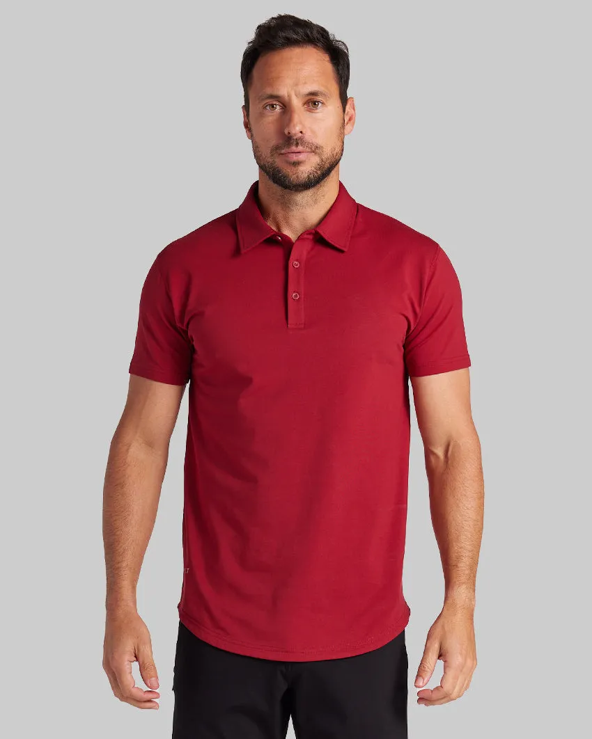 Drop-Cut Polo: BYLT Signature <!-- Size L -->