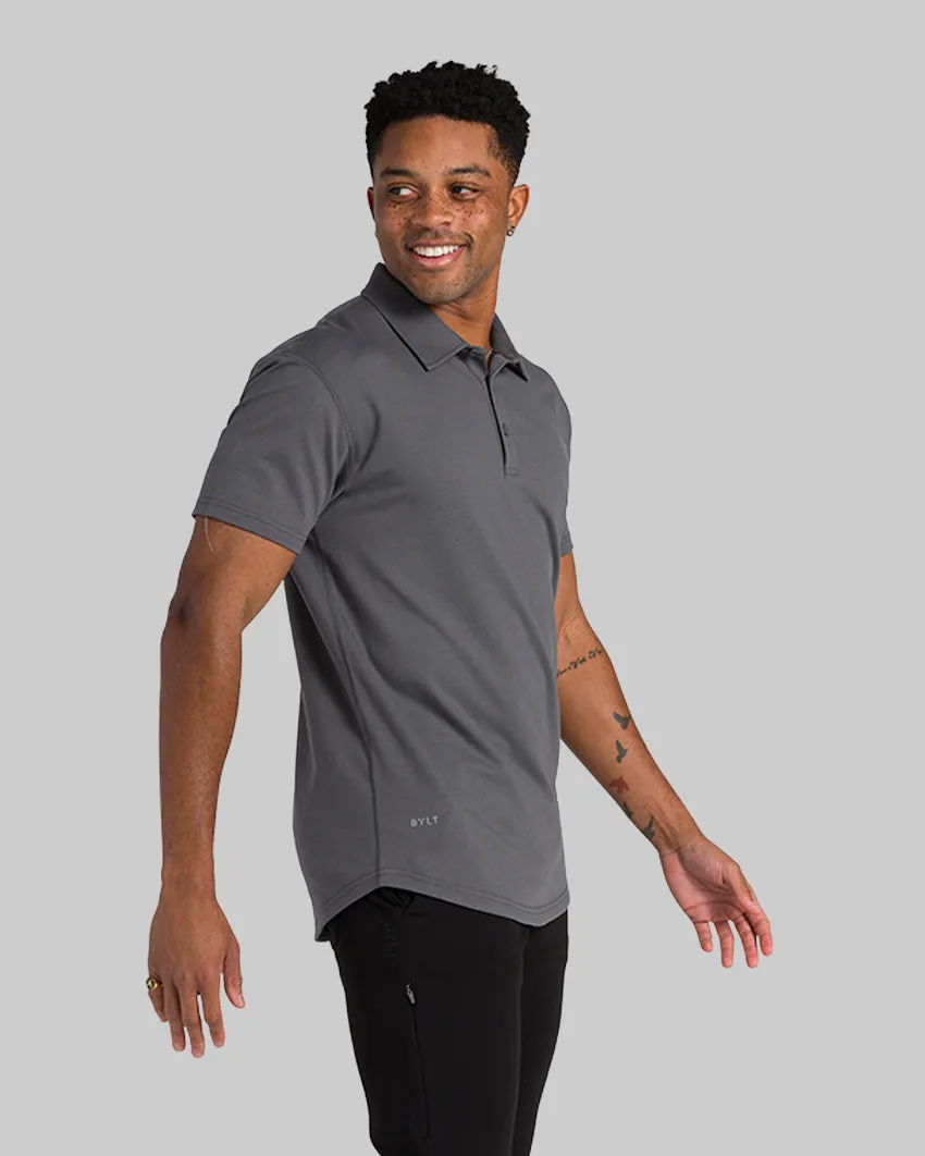 Drop-Cut Polo: BYLT Signature <!-- Size L -->