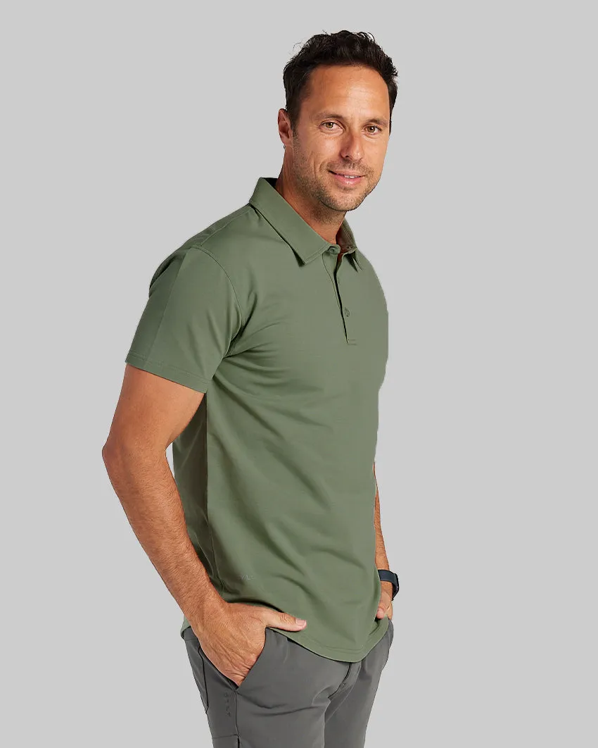Drop-Cut Polo: BYLT Signature <!-- Size L -->