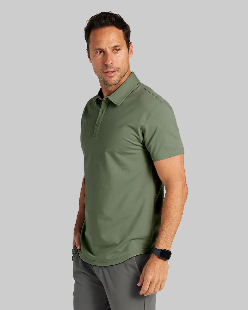 Drop-Cut Polo: BYLT Signature <!-- Size L -->