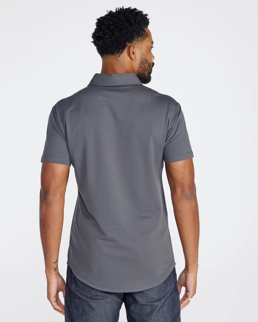 Drop-Cut Polo: BYLT Signature <!-- Size L -->