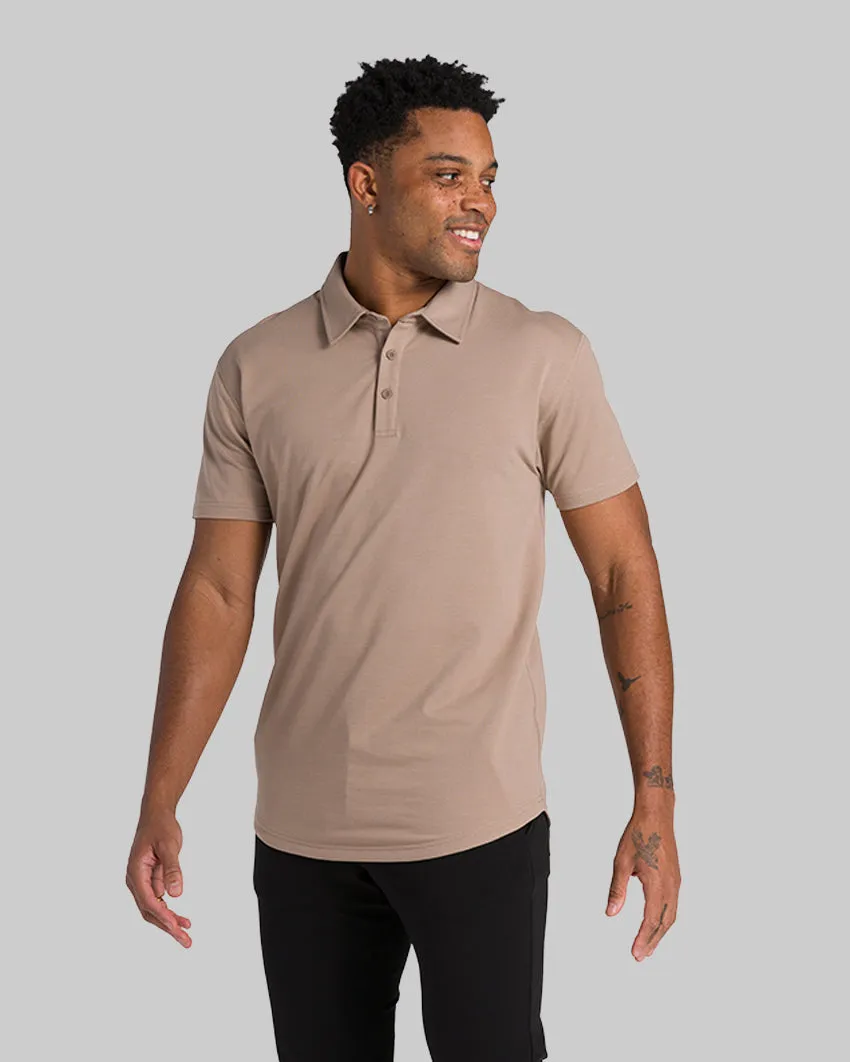Drop-Cut Polo: BYLT Signature <!-- Size L -->