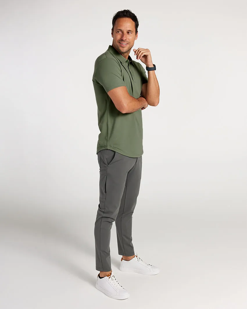 Drop-Cut Polo: BYLT Signature <!-- Size L -->