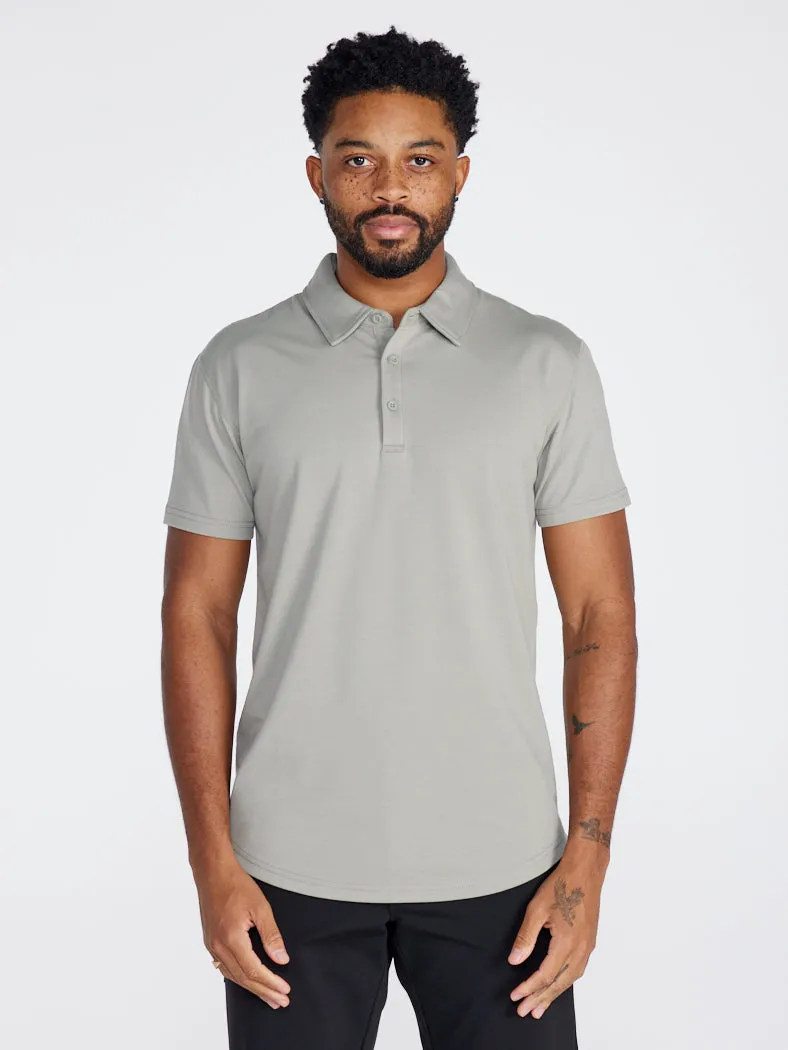 Drop-Cut Polo: BYLT Signature <!-- Size L -->