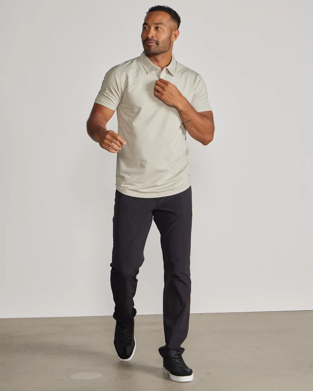 Drop-Cut Polo: BYLT Signature <!-- Size L -->