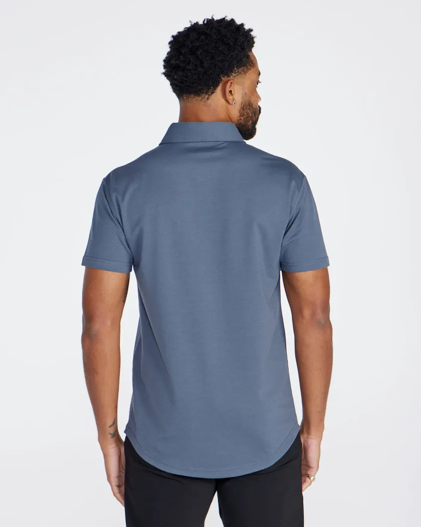 Drop-Cut Polo: BYLT Signature <!-- Size L -->