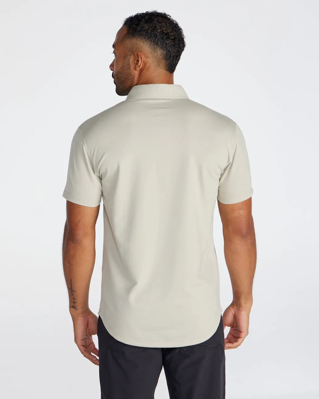 Drop-Cut Polo: BYLT Signature <!-- Size L -->