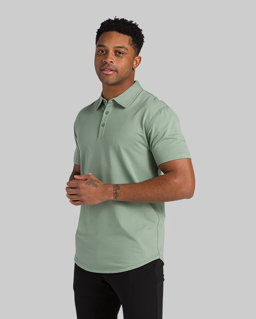 Drop-Cut Polo: BYLT Signature <!-- Size L -->