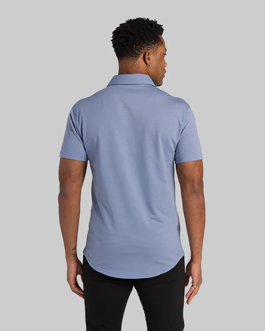 Drop-Cut Polo: BYLT Signature <!-- Size L -->