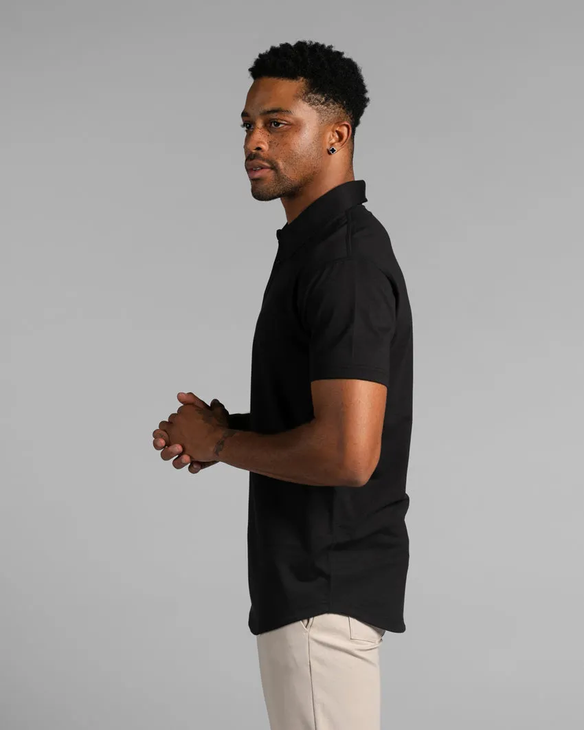 Drop-Cut Polo: BYLT Signature <!-- Size L -->