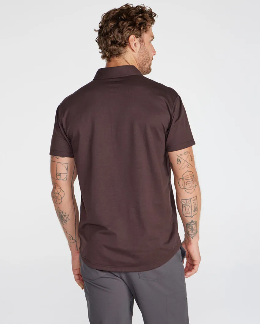 Drop-Cut Polo: BYLT Signature <!-- Size L -->