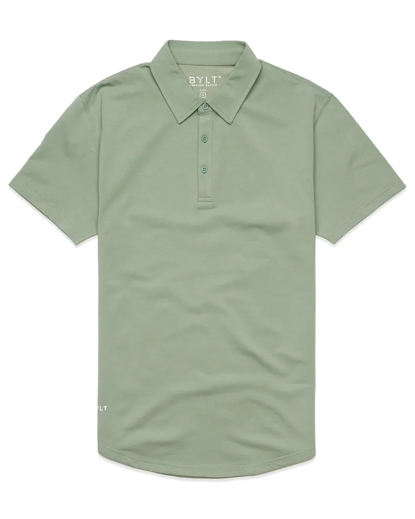 Drop-Cut Polo: BYLT Signature <!-- Size L -->