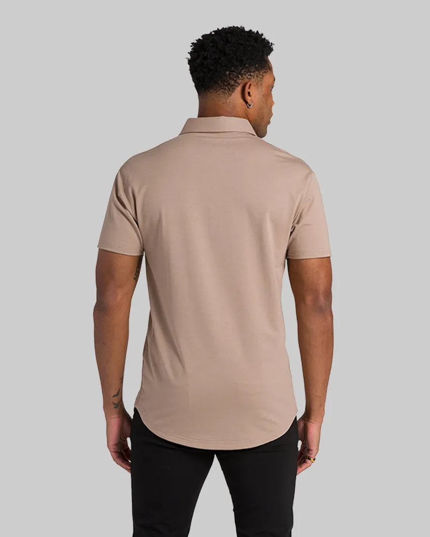 Drop-Cut Polo: BYLT Signature <!-- Size L -->