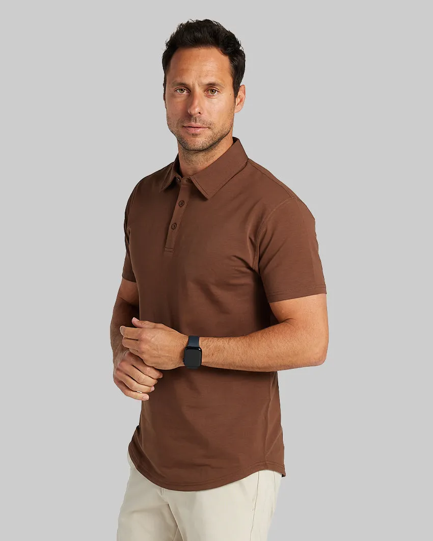 Drop-Cut Polo: BYLT Signature <!-- Size L -->