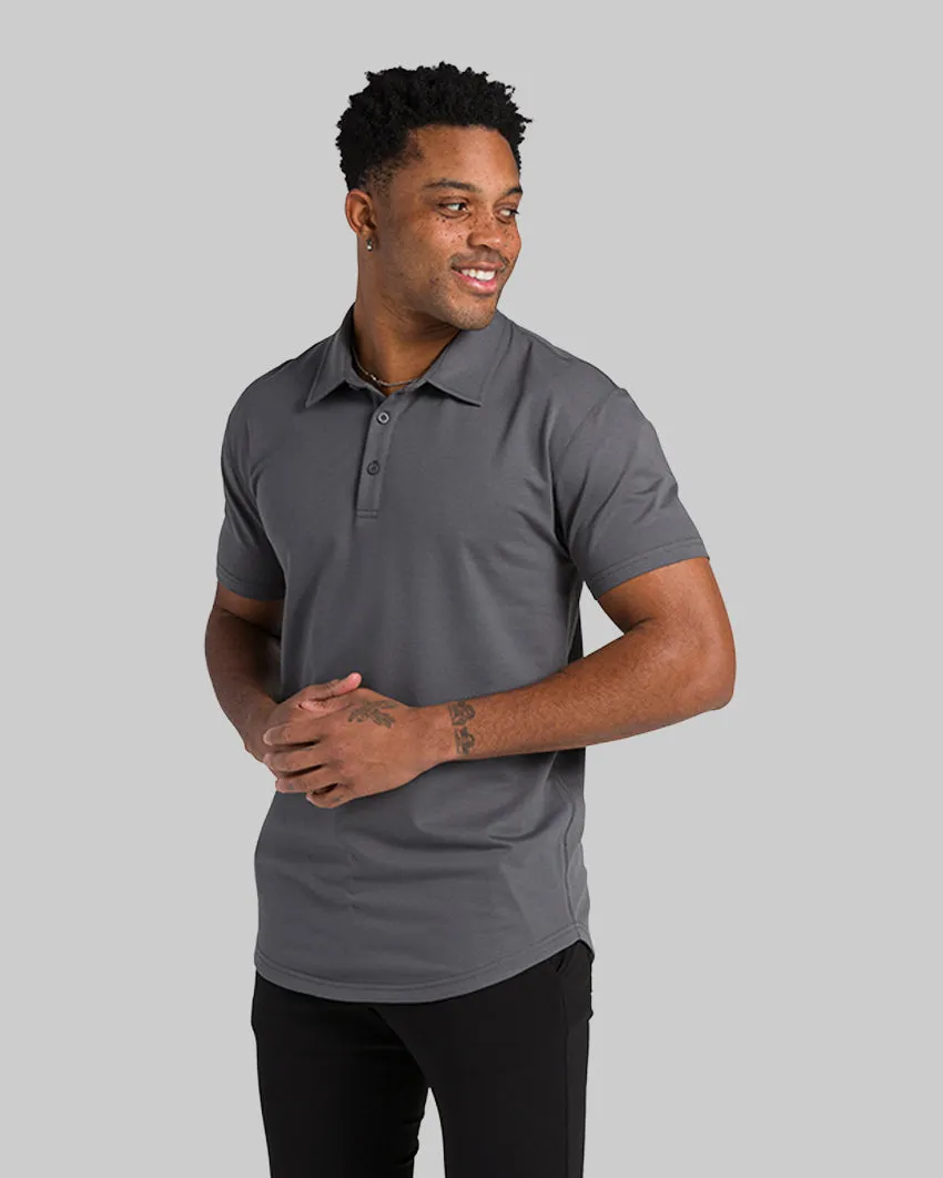 Drop-Cut Polo: BYLT Signature <!-- Size L -->