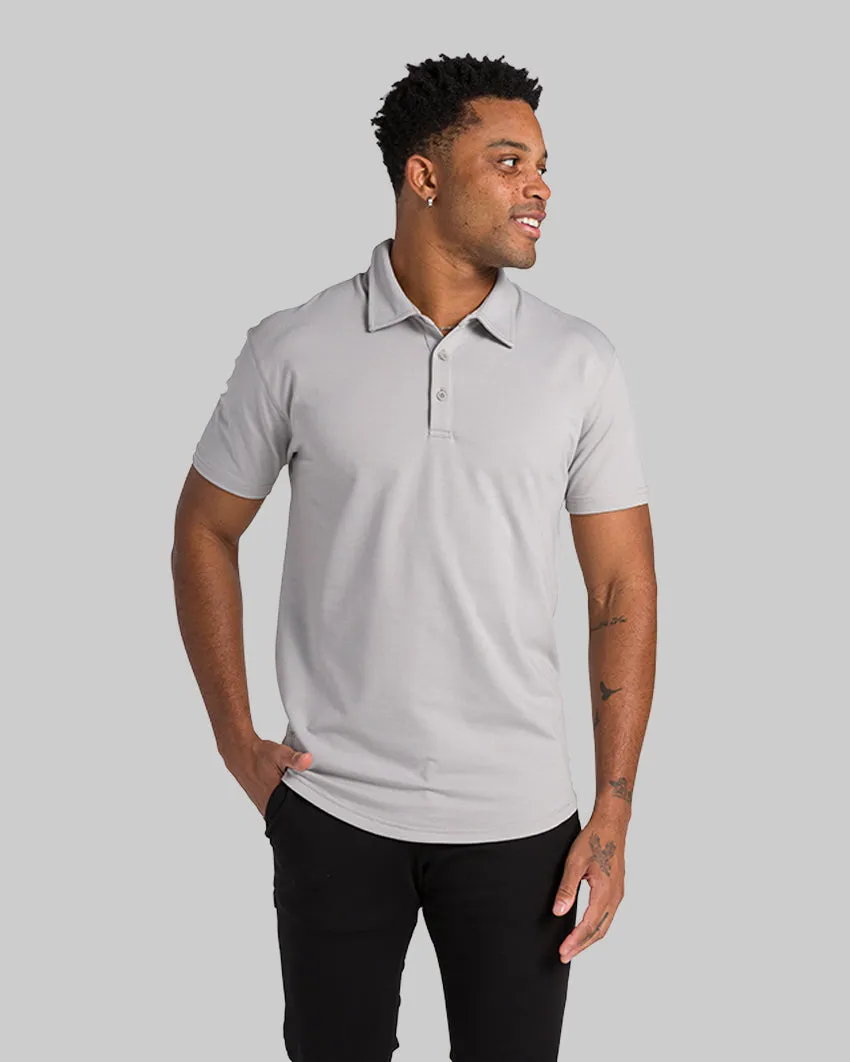 Drop-Cut Polo: BYLT Signature <!-- Size L -->