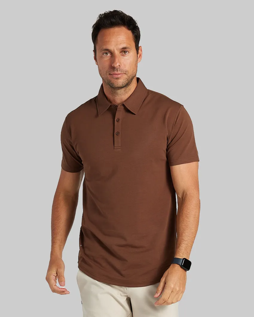Drop-Cut Polo: BYLT Signature <!-- Size L -->