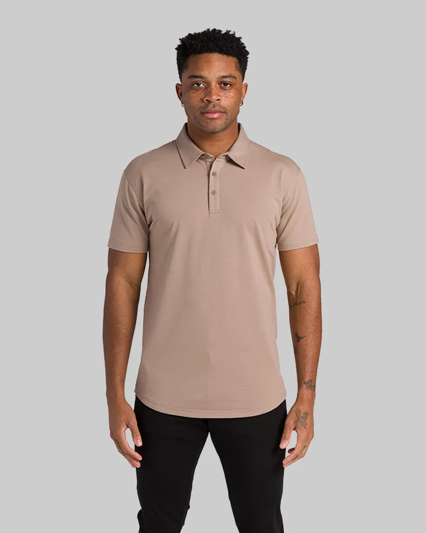 Drop-Cut Polo: BYLT Signature <!-- Size L -->