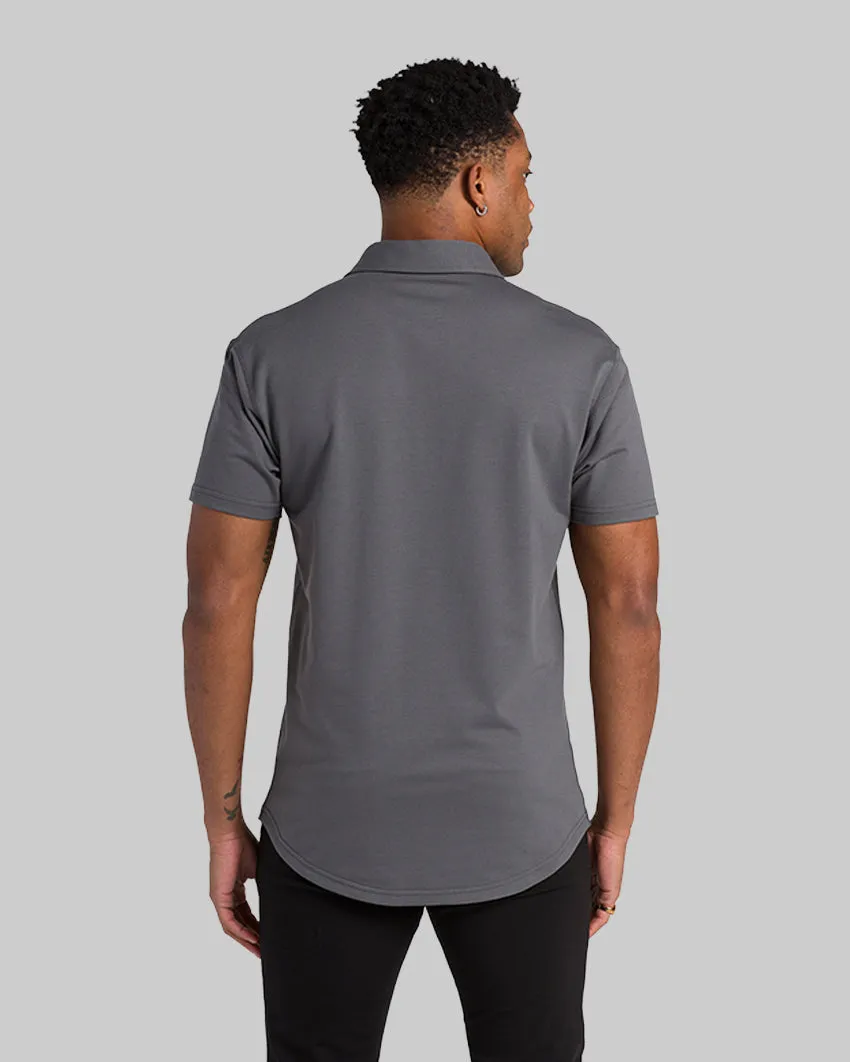 Drop-Cut Polo: BYLT Signature <!-- Size L -->