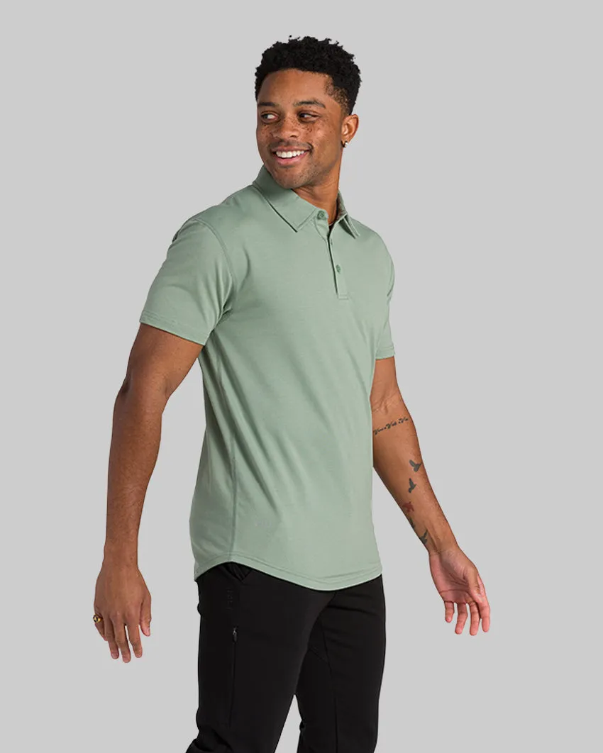 Drop-Cut Polo: BYLT Signature <!-- Size L -->