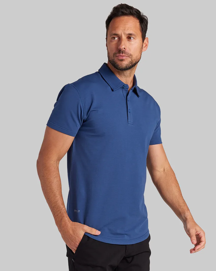 Drop-Cut Polo: BYLT Signature <!-- Size L -->
