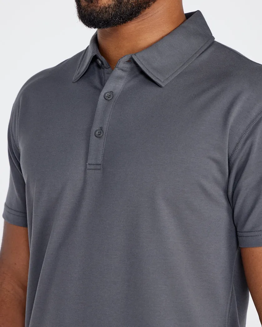 Drop-Cut Polo: BYLT Signature <!-- Size L -->