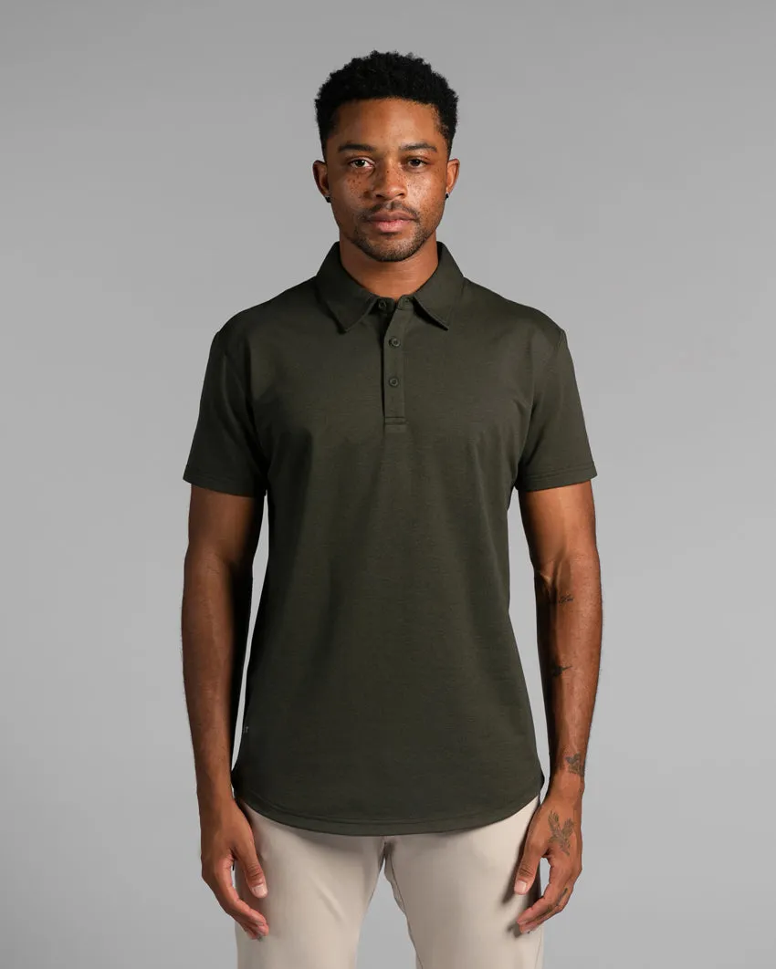 Drop-Cut Polo: BYLT Signature <!-- Size L -->