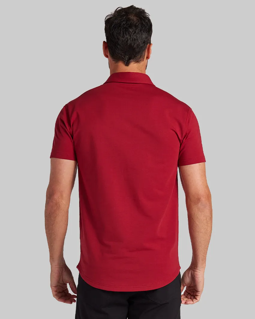 Drop-Cut Polo: BYLT Signature <!-- Size L -->