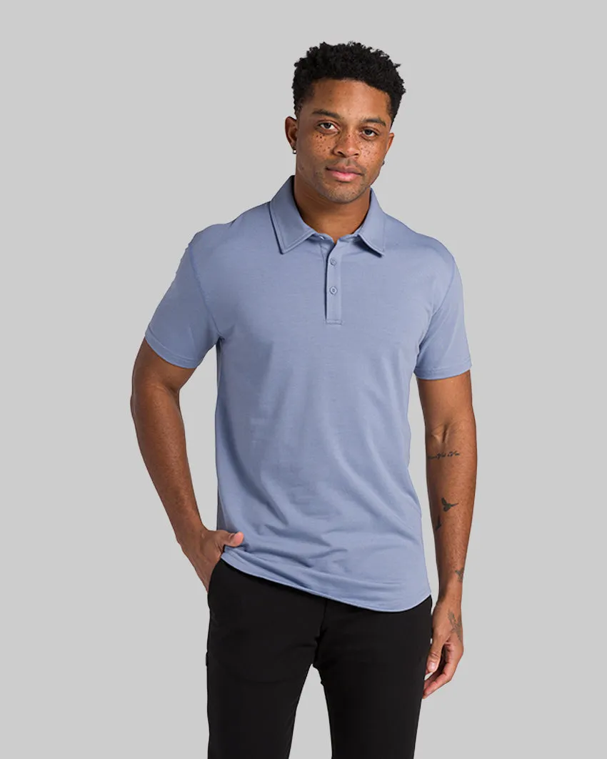 Drop-Cut Polo: BYLT Signature <!-- Size L -->