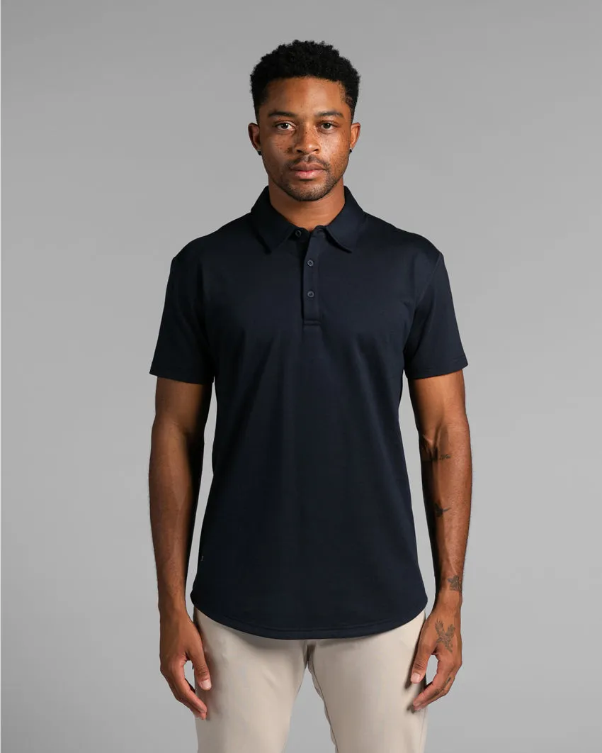 Drop-Cut Polo: BYLT Signature <!-- Size L -->