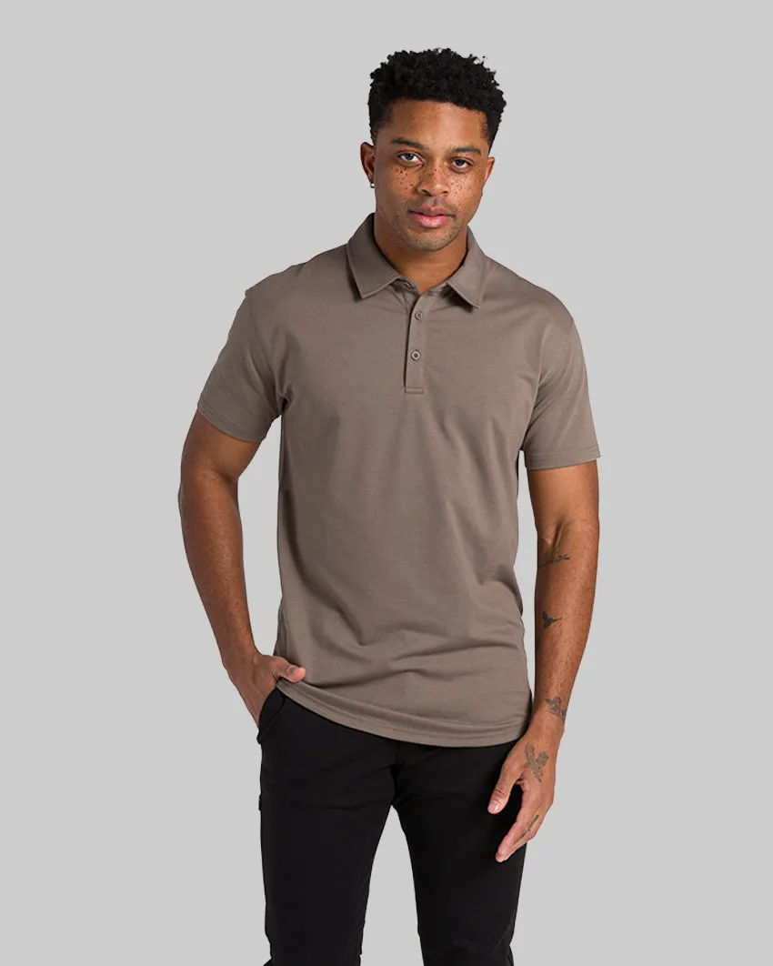 Drop-Cut Polo: BYLT Signature <!-- Size L -->
