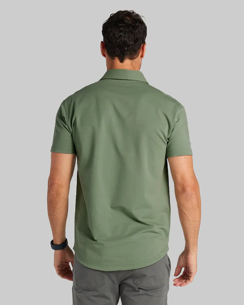 Drop-Cut Polo: BYLT Signature <!-- Size L -->