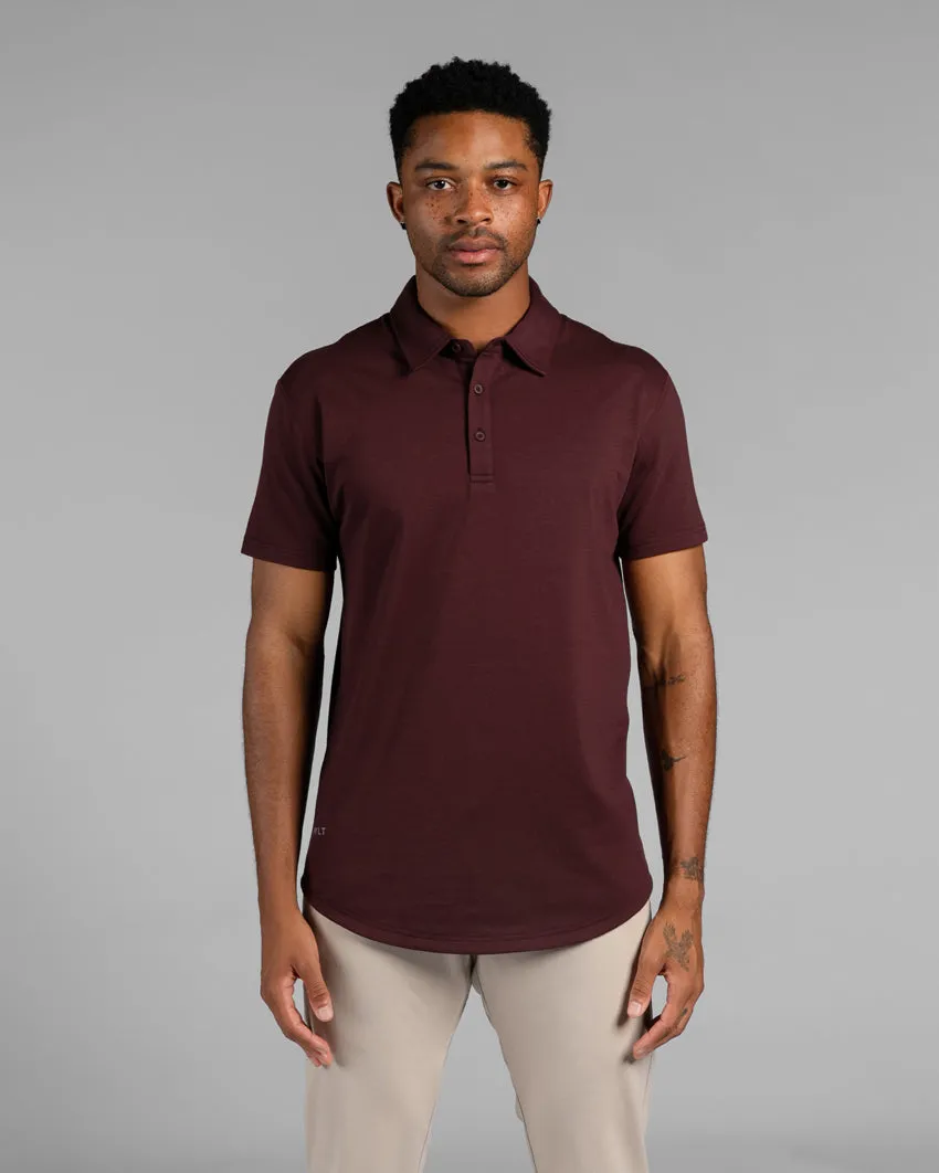 Drop-Cut Polo: BYLT Signature <!-- Size L -->