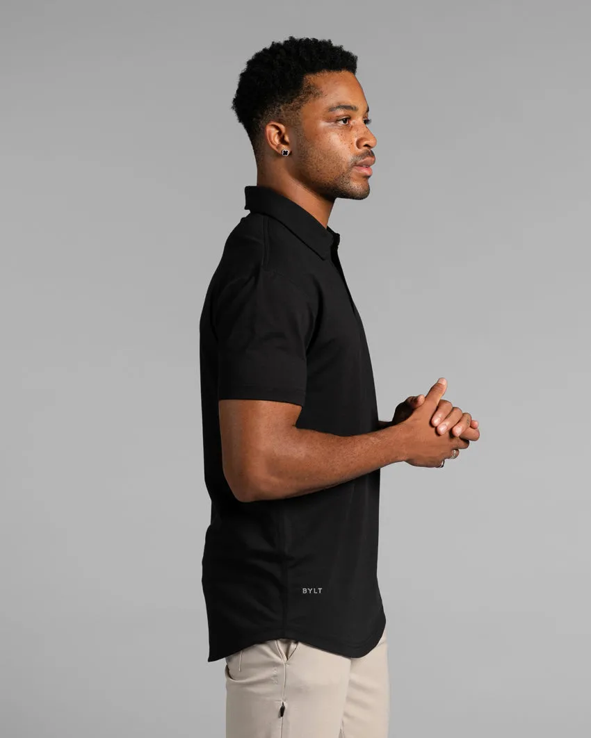 Drop-Cut Polo: BYLT Signature <!-- Size L -->