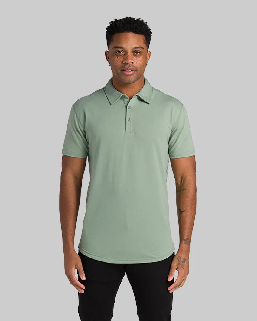 Drop-Cut Polo: BYLT Signature <!-- Size L -->