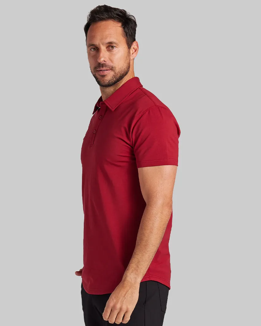 Drop-Cut Polo: BYLT Signature <!-- Size L -->