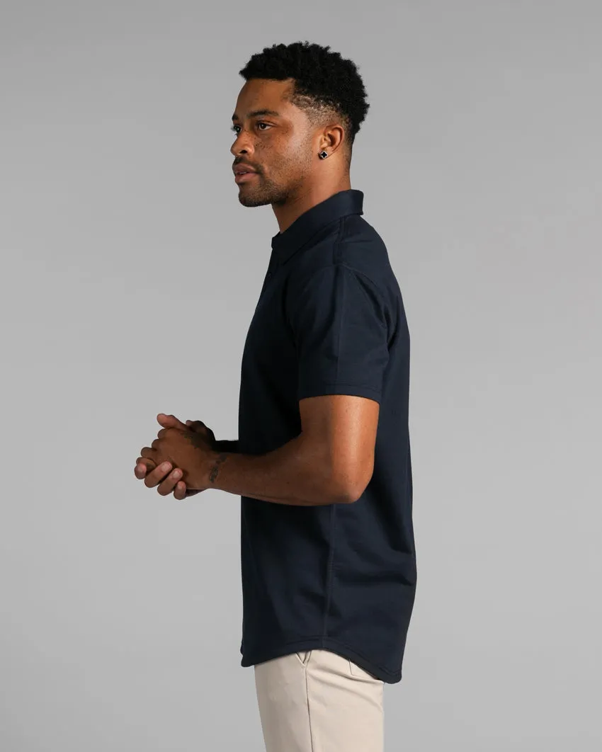 Drop-Cut Polo: BYLT Signature <!-- Size L -->